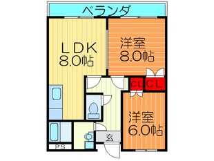 ファミリアル隆樹の物件間取画像